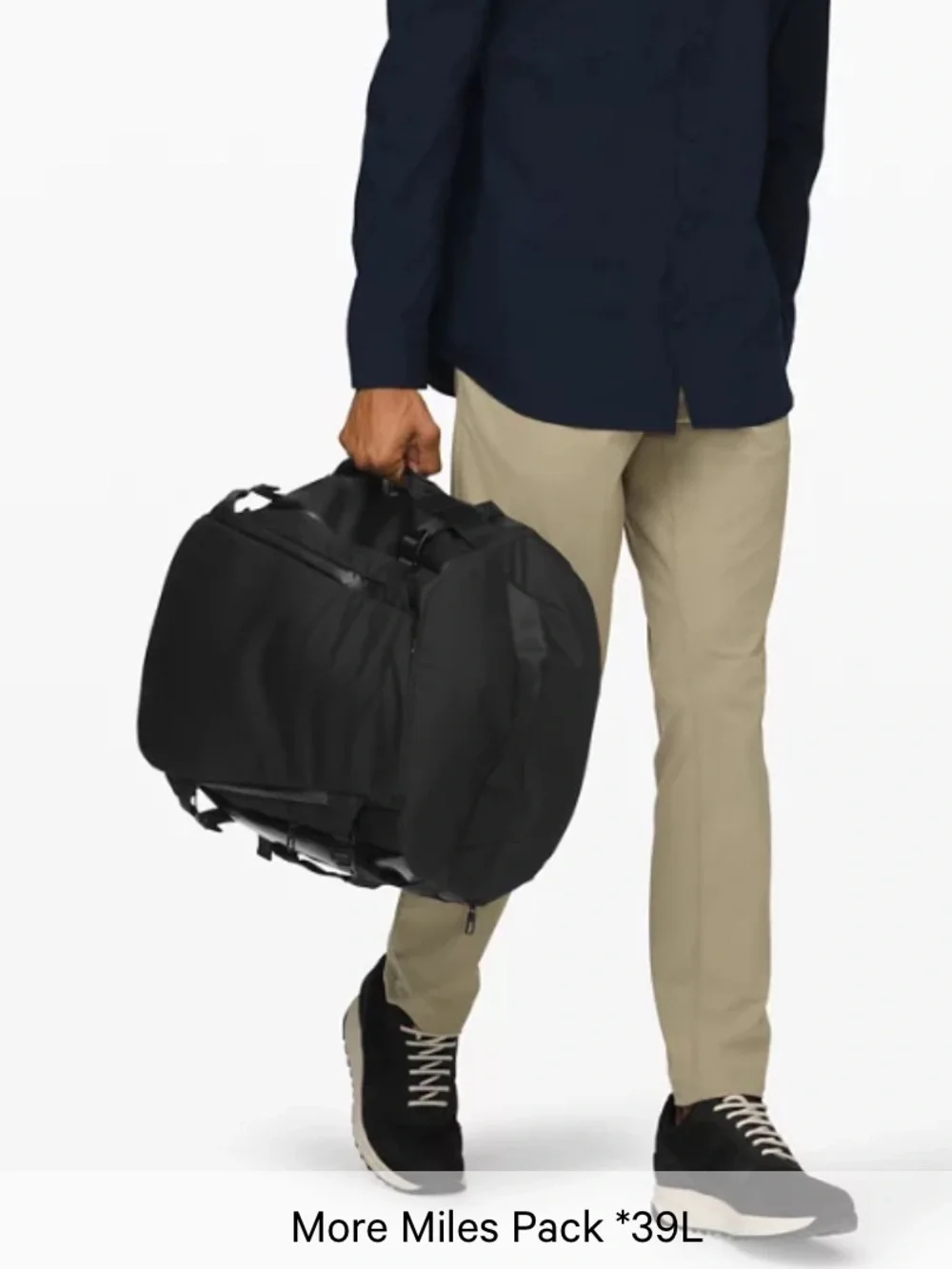 Lululemon More Miles Pack 39L Travel Weakener Duffle Backpack Water-Repellent